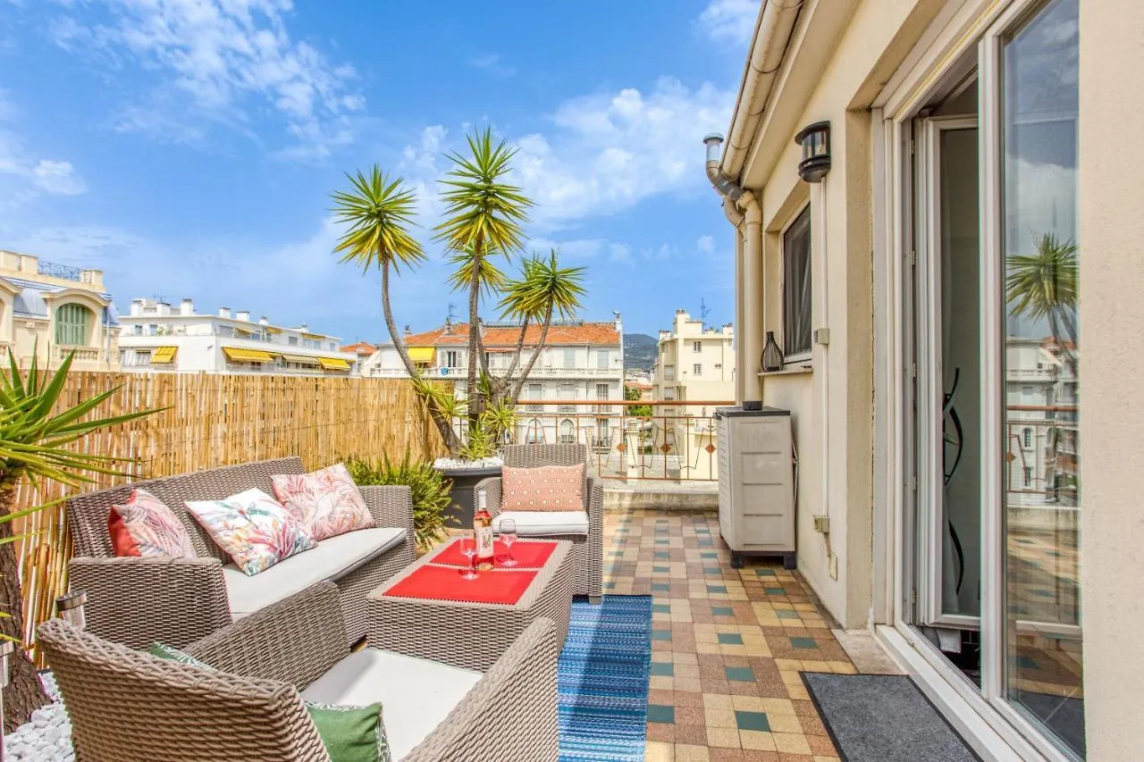 Le Mantega - F2 Moderne,Centre Ville, 2 Grandes Terrasses,Climatisation, Ascenseur 니스