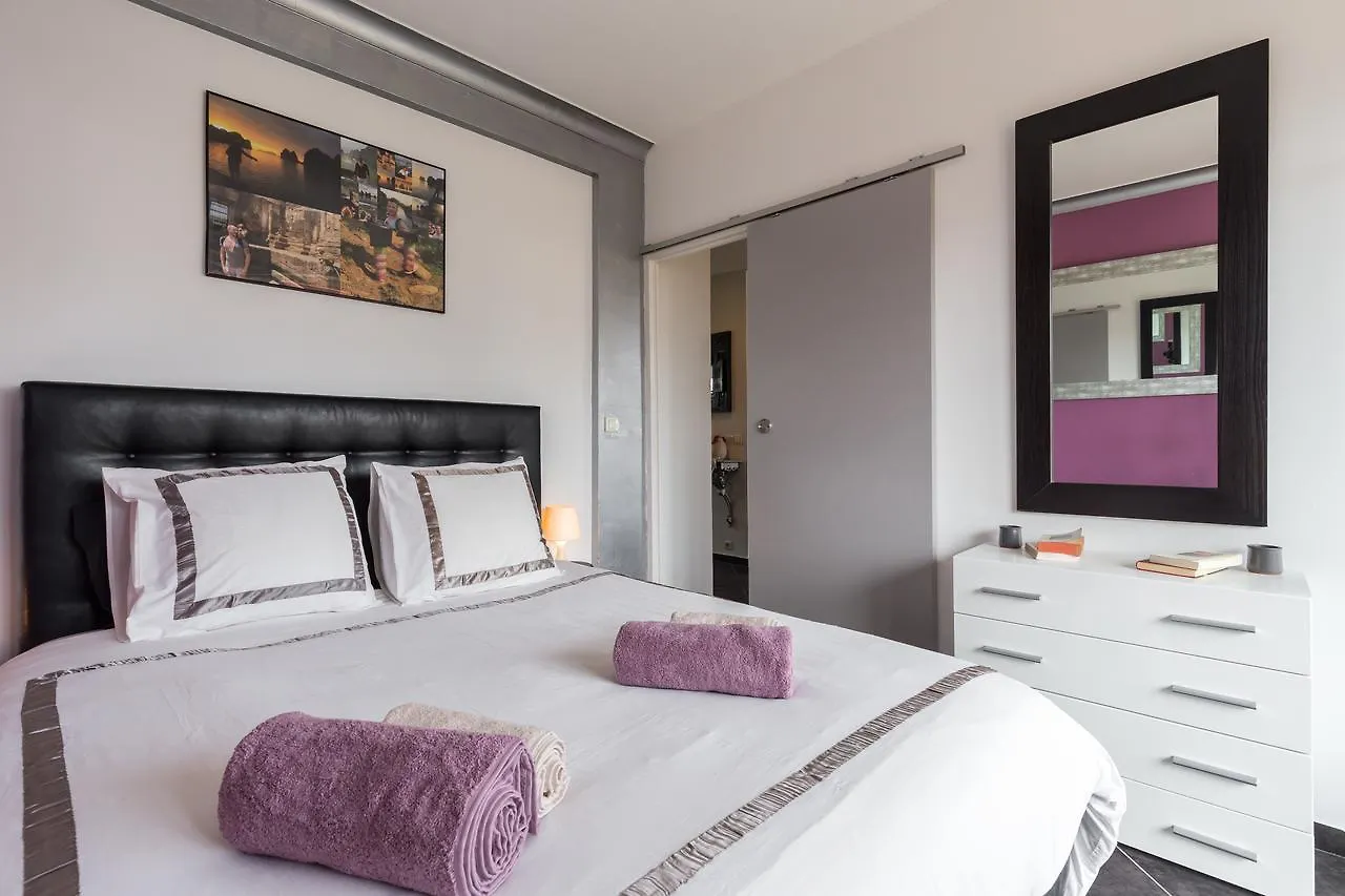 Le Mantega - F2 Moderne,Centre Ville, 2 Grandes Terrasses,Climatisation, Ascenseur 니스 아파트